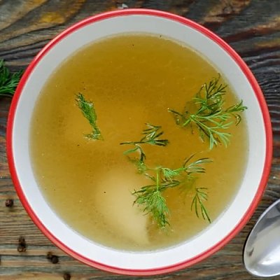 Бульон с курицей